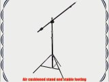 Alzo Studio Boom Kit (Black)- Adjustable Boom with Clamp And Heavy Duty 10 Ft Light Stand