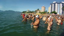 Primeira Maratona Aquática, prova de Caraguatatuba, tri-atleta Fernando Cembranelli, Litoral Norte, Marcelo Ambrogi, SP, Brasil, (12)
