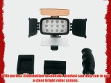 Bestlight LED-M5026A 12PCS Dimmable LED Digital Camera / Camcorder Video Light with F960 Battery