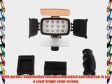 Bestlight LED-M5026A 12PCS Dimmable LED Digital Camera / Camcorder Video Light with F750 Battery