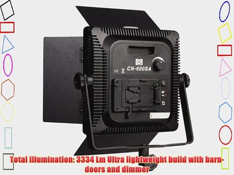 Fancierstudio CN600SA Led Light Panel Led Video lighting Led Studio Lighting By Fancierstudio