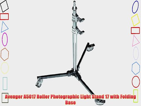 Avenger A5017 Roller Photographic Light Stand 17 with Folding Base