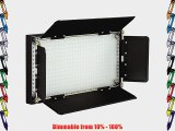 Fotodiox Pro LED 508A Photo Video Studio LED Light Kit with Dimmable Switch and Removable Diffusion