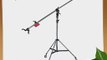 Manfrotto 025BS Super Boom 2 Section Aluminum Stand with Casters (Black)