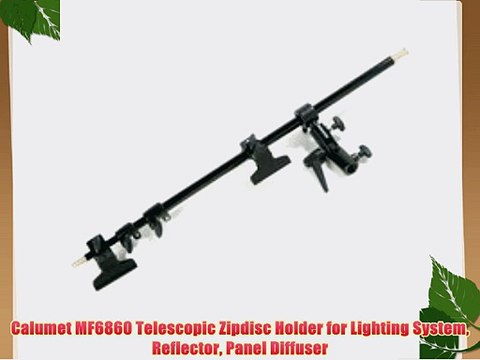 Calumet MF6860 Telescopic Zipdisc Holder for Lighting System Reflector Panel Diffuser