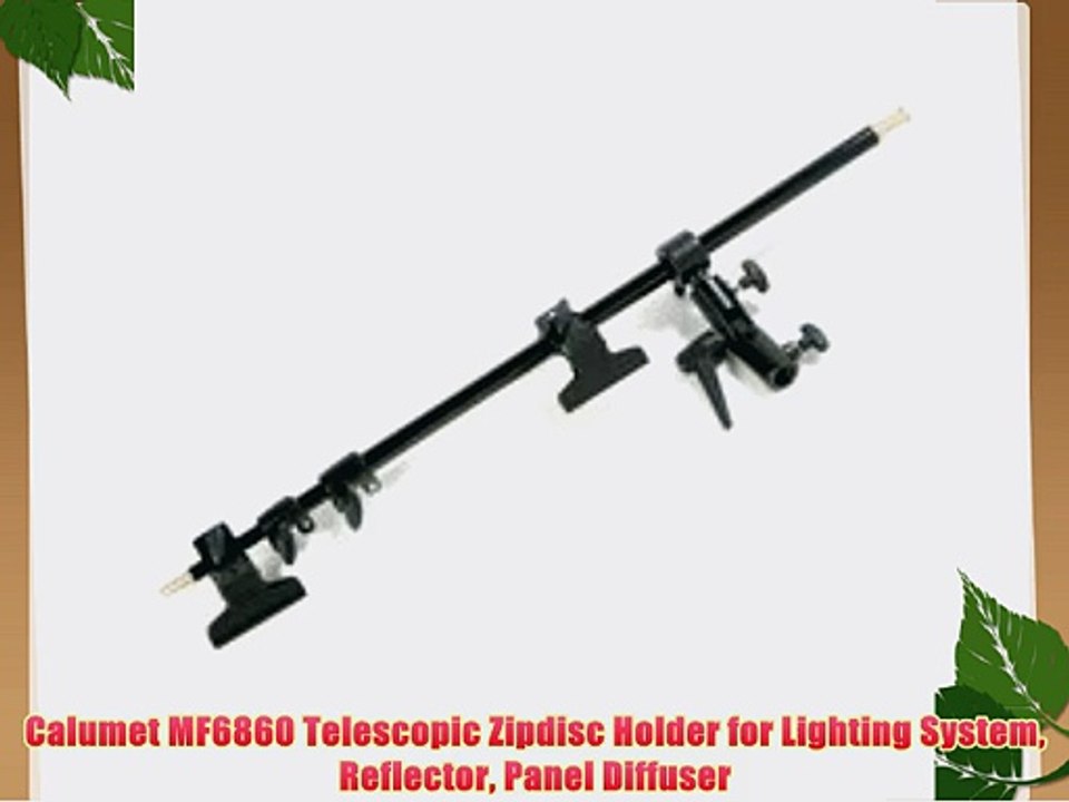 Calumet MF6860 Telescopic Zipdisc Holder for Lighting System Reflector Panel Diffuser