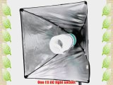 CowboyStudio 105w 16in x 16in Softbox Boom and Light Stand Lighting Kit for Photo and Video