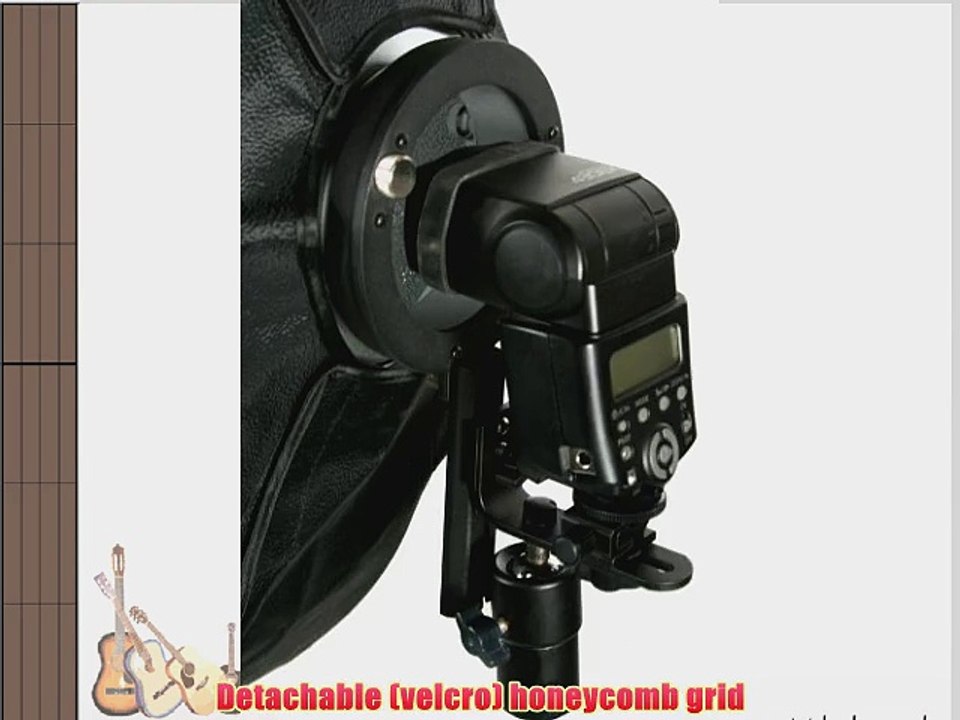 ePhoto Large 12 x 48 Honeycomb Grid Off Camera Strip Softbox Soft Box for both Both Bowen Strobe