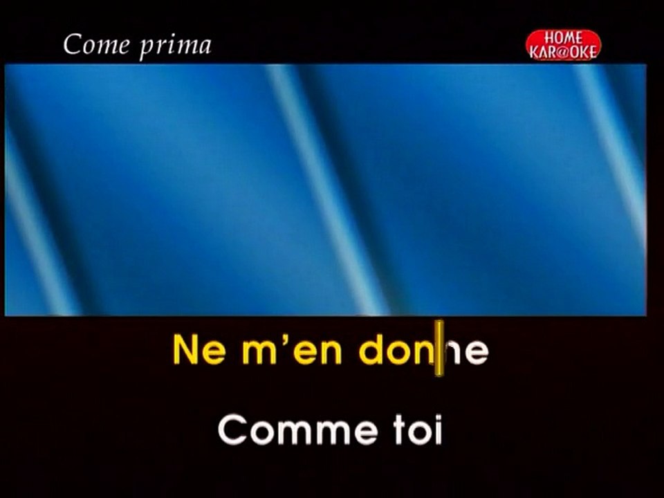 KARAOKE DALIDA - Come prima