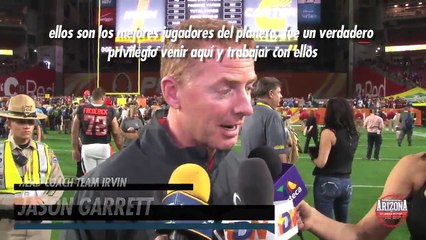 Team Irvin 32, Team Carter 28; Graham volvió a celebrar en Pro Bowl