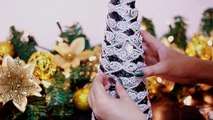 DIY Cone Table Decors For Christmas-New Year Ornaments