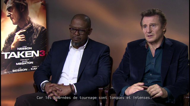 Interview Liam Neeson & Forest Whitaker TAKEN 3