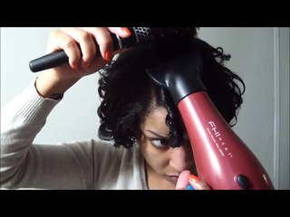How I Blow out my Naturally curly hair