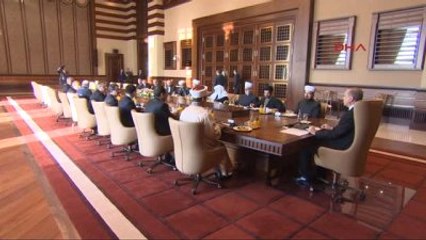 Cumhurbaşkanı Erdoğan Barış ve İtidal Daimi Temas Grubu'nu Kabul Etti