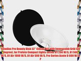 Fotodiox Pro Beauty Dish 22 (56cm) kit with honeycomb Grid (50 degree) for Profoto Compact