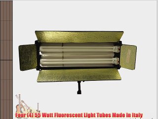 Download Video: CowboyStudio 1100 Watt Photography/Video Studio Fluorescent 2-Bank Lighting Kits - 4 x 55 Watt