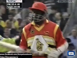 Dunya News - Saqlain Mushtaq's hat-trick in World Cup