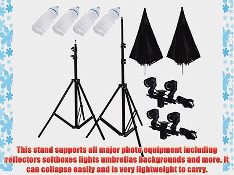 Neewer? Photography Studio umbrella Lighting Kit including (4)135W 5500K Photo Studio Light