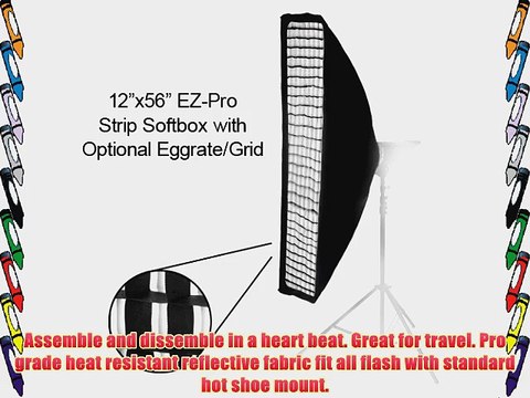 Fotodiox EZPro-1256-Nik ProStudio Solutions EZ-Pro 12 x 56 Inches Softbox with Soft Diffuser
