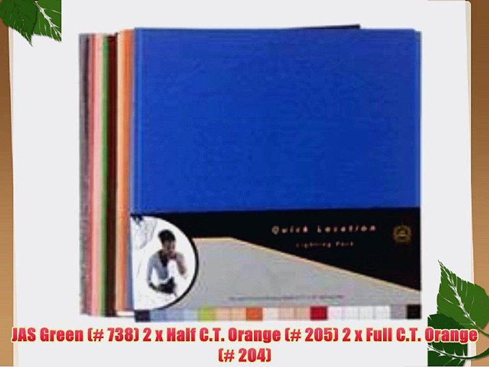 Lee Quick Location Lighting Gel Filter Pack (24) 10x12 Sheets