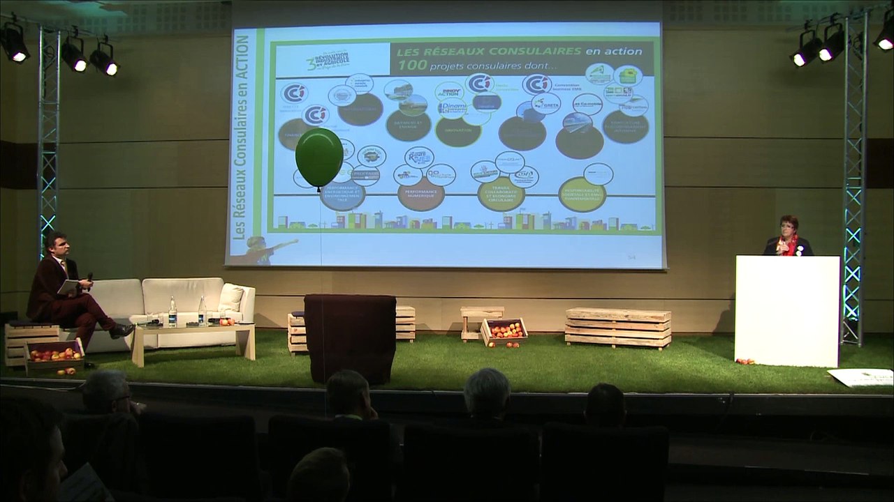 "Entrez dans la TRIA" avec Christiane Lambert, 1ère VP de la Chambre Régionale d'Agriculture des Pays de la Loire - Colloque TRIA 24-11-2014 à Terra Botanica