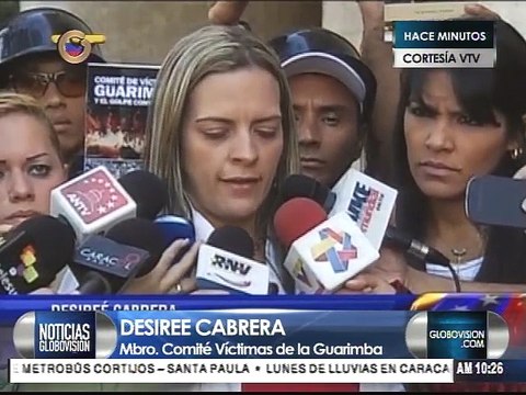 Víctimas de las guarimbas rechazan visita de expresidentes