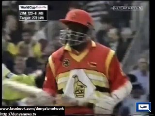 Saqlain Mushtaq Hat-trick in World Cup