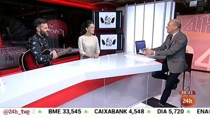 Roko cantando Luz en 24h TVE