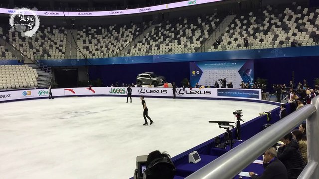 20141107 Yuzuru Hanyu Cup of China Official Practice SP Run Through