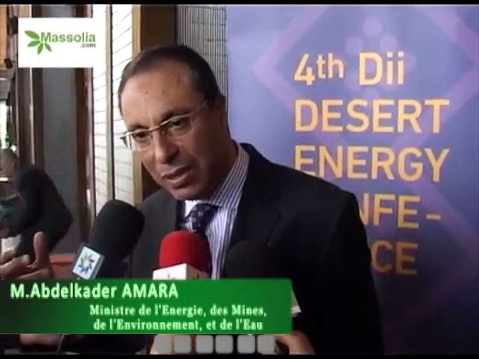 Abdelkader Amara: Perspectives renouvelables - Maroc Desertec - Rabat 30/10/2013 Arabe
