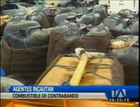 Agentes incautan combustible de contrabando en Carchi