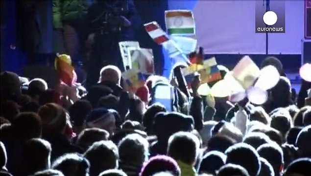 Manifestações anti-Pegida em Dresden e Hamburgo