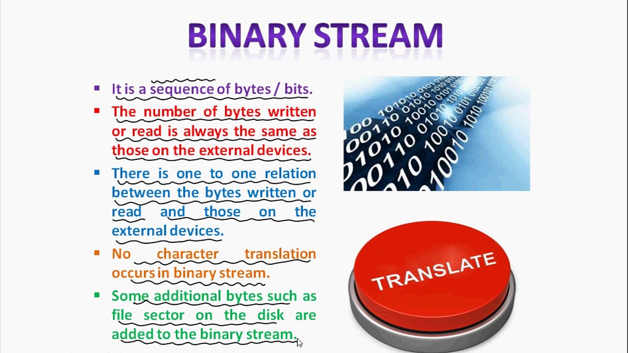 Stream/ File Markers