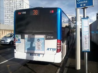 [Sound] Bus Mercedes-Benz Citaro Facelift n°1292 de la RTM - Marseille sur les lignes 30 et 38