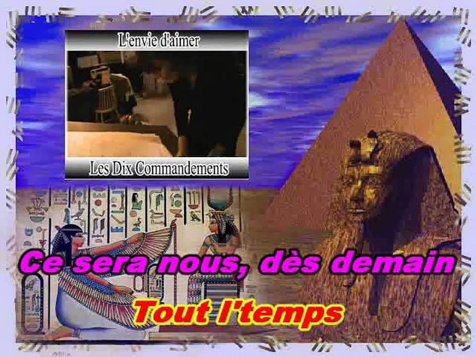 KARAOKE LES DIX COMMANDEMENTS - L'envie d'aimer