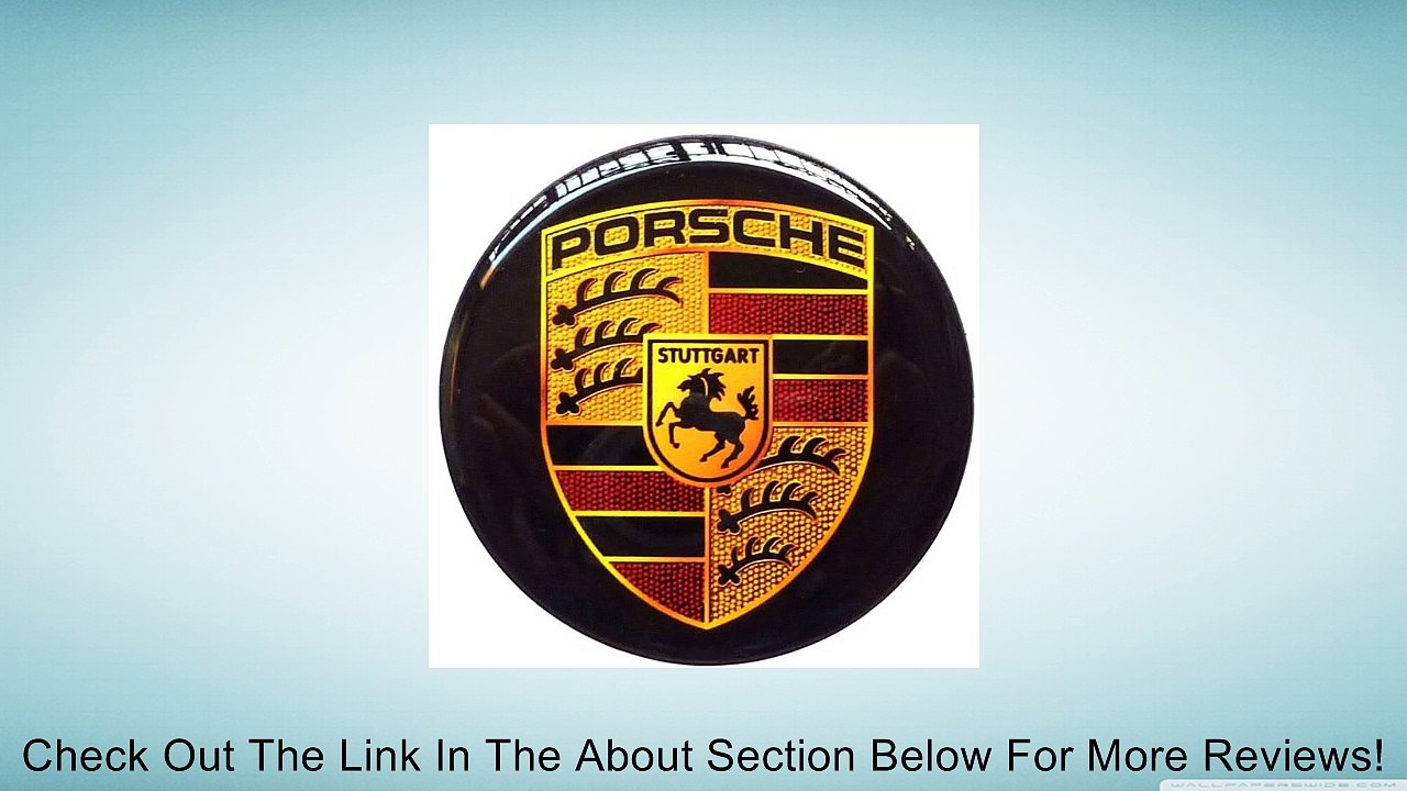 Porsche 6.4 Cm Resin Sticker Decals Center Wheel Caps Cover Hub Rim New Review