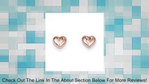 14k Rose Gold Madi K. Heart Post Earrings Review