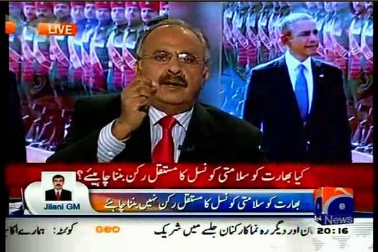 GEO Capital Talk Hamid Mir with MQM Babar Ghauri (26 Jan 2015)