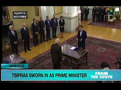 Greece: Tsipras sworn is as prime minister