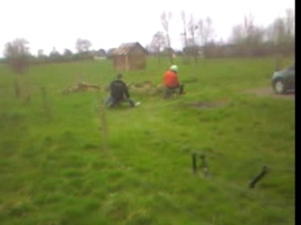 Belle gamelle au ralenti