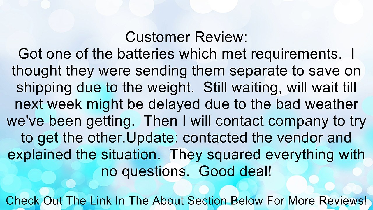 12V 7AH SLA Battery Replaces gp1272 np7-12 bp7-12 npw36-12 ps-1270 ub1280 - 2 Pack Review