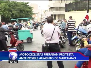 Motociclistas no descartan manifestaciones si aumenta el valor del seguro de vida del marchamo