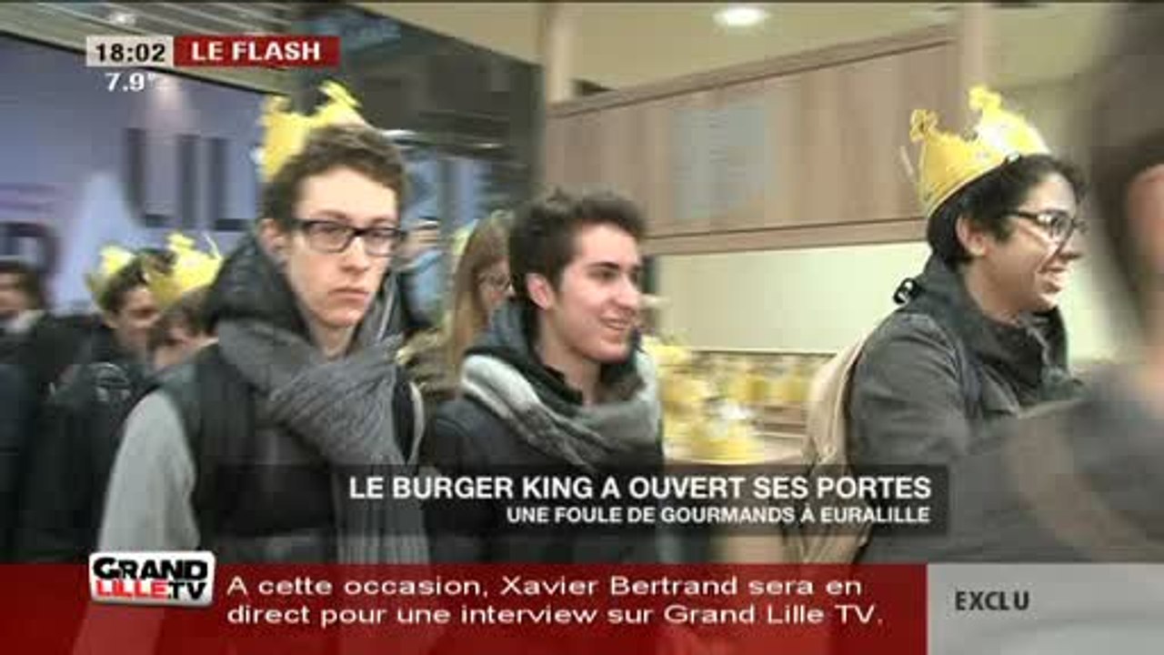 Euralille: ouverture du Burger King