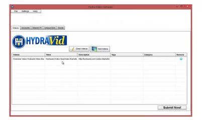 Hydravid Video Distribution Review (Part 18)- Uploading Process of One Video to Multiple Sites