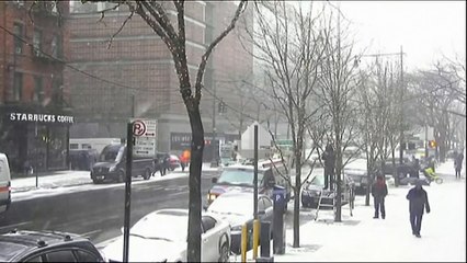 Une tempête de neige historique va s'abattre sur New York