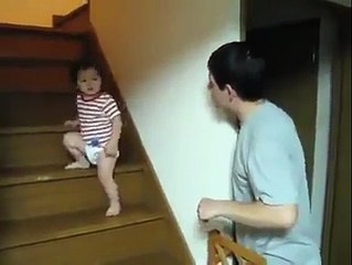 Funny Dad and Kid having Argument