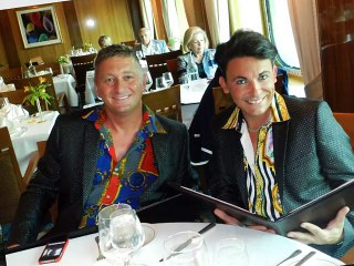 Queen Mary 2 Hubert und Matthias DIE Fellas auf Kreuzfahrt