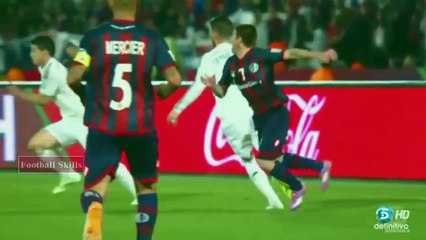 foolbal skills - Sergio Ramos Super Warrior Show vs San Lorenzo 20 12 2014