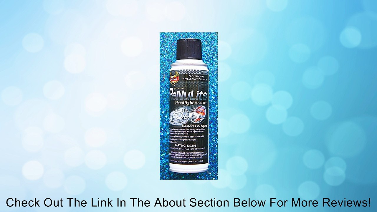 PRESTA 137306 Headlight Sealant Aerosol 6.5 OZ Review