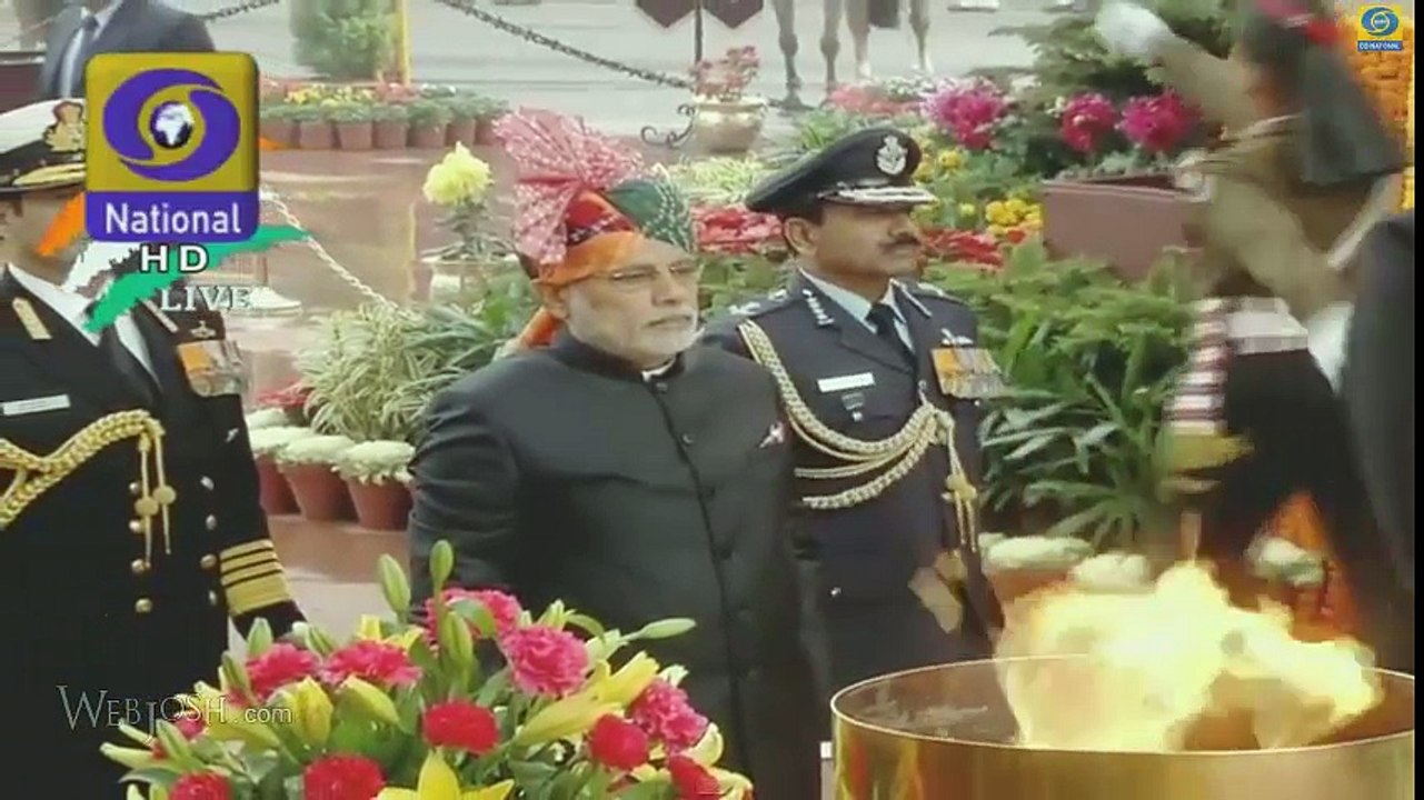 Indian Republic Day Celebrations on 26th January 2015 with Barack Hussein Obama II